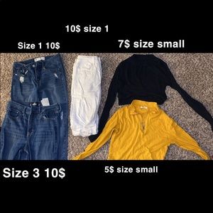 Hi I’m selling clothing